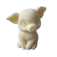 3D Silicone piggy mold for soap making fondant animals mold cake decoration soap molds cake tools chocolate mousse cake molds 2024 - buy cheap