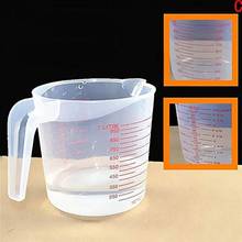 250/500/1000ML Food Grade Plastic Measuring Instruments With Scale Durable Portable Thickening Plastic Measuring Cup Tool Cups 2024 - buy cheap