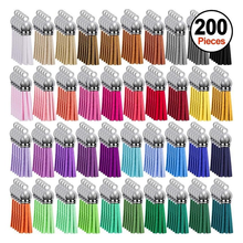 200 Pieces Keychain Tassels Leather Keychain Tassel Pendants Bulk Keychain Fringe Tassels for DIY Key Rings Craft Supplies 2024 - buy cheap