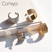 Comiya-pendientes de tuerca de aleación de Zinc para Mujer, Color dorado y plateado, joyería coreana, aretes de boda, Joyas coreanas 2024 - compra barato