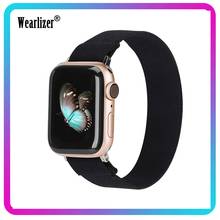 Wearlizer-correa elástica para iwatch, Correa deportiva de ocio, de repuesto, para Apple Watch 5, 4, 3, 2 y 1 2024 - compra barato