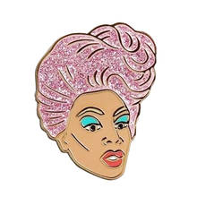 Insignia de Rupaul Drag Race broche gran figura de TV decoración amor a ti mismo y mantenerse flexible 2024 - compra barato