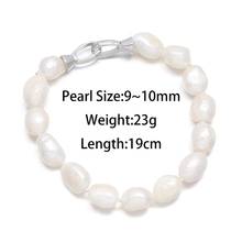 Irregular Baropue Pearl 9-10 Mm Bracelet For Women Romantic Love Gift 2024 - buy cheap