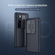 Для Xiaomi mi 10 Ultra Case NILLKIN Slide Camera Защитные чехлы для Xiaomi mi 10 Ультра противоскользящие Camshield 2024 - купить недорого