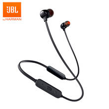 JBL TUNE 115BT-auriculares inalámbricos, por Bluetooth, T115BT, deportivos, con sonido de graves y carga rápida, magnéticos, con micrófono remoto y 3 botones 2024 - compra barato