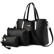 2020 Brand Women's Luxury Composite Shoulder Bags Ladies Handbags Clutches Bags Set 3 High Quality Sac A Main Femme De Marque 2024 - buy cheap