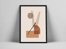 Minimal Art Print | Abstract Brown Tone Wall Art | Printable Modern Wall Art | Abstract Art Digital Downlnt | Printable Boho Abs 2024 - buy cheap