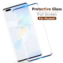 9D full cover protective film for huawei mate 20X 20 pro 30 lite 30E 40 pro plus RS tempered glass phone screen protector glass 2024 - buy cheap