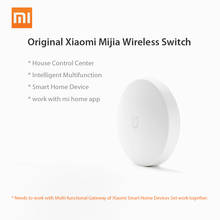 Original Xiaomi Mijia Wireless Switch House Control Center Intelligent Multifunction Smart Home Device work with mi home app 2024 - buy cheap