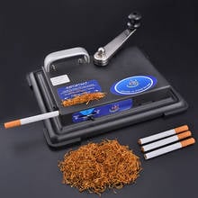 8mm manual de aço inoxidável fabricante de cigarro rolo mão-dobrado cigarro do tabaco que rola a máquina semi-automática fumaça ferramenta 2024 - compre barato