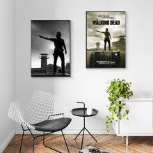 Pôster do filme a lona the walking dead arte da parede pintura a óleo e impressão fazendo decoração de casa sala de estar imagem da parede 2024 - compre barato