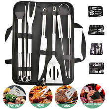 5-piece Bag for Barbecue for Home Stainless Steel Barbecue Tool Set Outdoors Grill for Bbq Tongs Skewers for Shish Kebabs Dining 2024 - buy cheap
