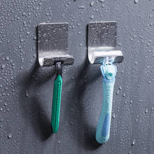 1PC 304 stainless steel Razor Holder Men Shaving Shaver Shelf Shaving Razor Rack Bathroom Home Viscose Wall Hooks Hanger 2024 - buy cheap