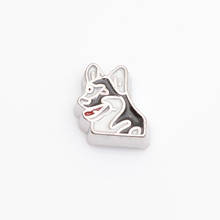 Dog, Floating charms,Fit floating charm lockets, FC0129 2024 - buy cheap