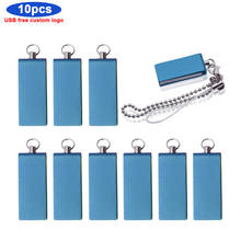 10pcs/lot Pendrive Personalizado Logo Metal Usb Flash Drive Pen Drive 4gb 8gb USB2.0 Pendrive 16gb 32gb Usb for Business U Stick 2024 - buy cheap