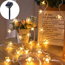 Solar Sakura Garland LED Light String Fairy Light Crystal Flower Outdoor Garden Wedding Christmas Decoration 2024 - buy cheap