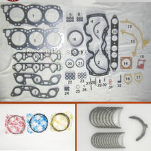 VG30E J30  Full gasket set kit crankshaft connecting rod bearing piston ring for Nissan Navara D21/Maxima/Pathfinder/300 ZX 3.0L 2024 - buy cheap