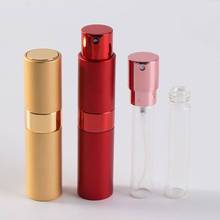 50pcs/Lot New Glass Empty 15ml Lipstick Spin Tube Spray Bottle Atomizer Refillable Aluminum Perfume Bottle Pump Scent Bottle 2024 - buy cheap