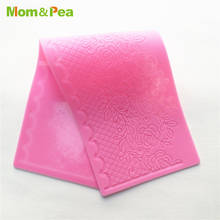 Mom&Pea GX291 Flower Silicone Lace Mold Cake Decoration Fondant Cake 3D Mold Food Grade Silicone Mould 2024 - buy cheap