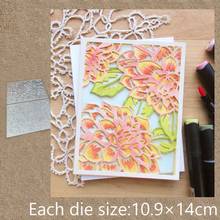 XLDesign Craft Metal Cutting Die die cuts 2pcs flower frame decoration scrapbook Album Paper Card Craft Embossing die cuts 2024 - buy cheap