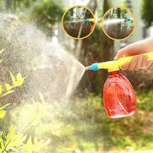 Hot Durable Mini Pressure Type Water Bottle Spraying Head Portable Sprayer Atomizer Nozzle Watering Misting System Gardening 2024 - buy cheap