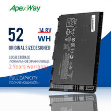 Apexway 52Wh 14,8 V ноутбук Батарея для HP EliteBook Фолио 9470 9470m серия Ultrabook BT04 BT04XL BA06 BA06XL HSTNN-DB3Z 2024 - купить недорого