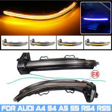Side Rear-View Mirror Indicator Light LED Dynamic Turn Signal Blinker For Audi A4 S4 B9 A5 S5 RS4 RS5 2016-2019 2024 - buy cheap