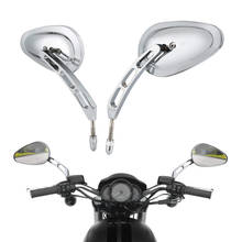 Motorcycle 8mm Rear View Mirrors For Harley Touring Electra Road Glide Sportster XL Softail Fat Boy Dyna Street Bob Low Rider 2024 - buy cheap