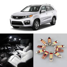 White Car Reading Bulbs LED Interior Light Kit For Kia Sorento 2003 2004 2005 2006 2007-2017 2018 2019 Map Dome License Lamp 2024 - buy cheap