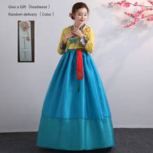 Embroidered Korean Hanbok Dress Women Traditional Palace Wedding Clothing Ethnic Minority Dance Costume Oriantal Clothes Outfit 2024 - buy cheap