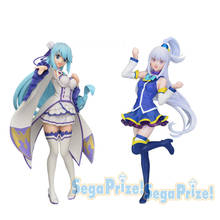 Tronzo Original Sega LPM Anime KonoSuba with Re:Zero Aqua Cos Emilia PVC Action Figure Cute Girls Figurine Model Toys 2024 - buy cheap