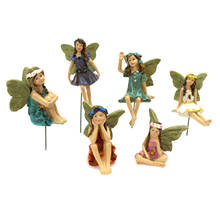 6pcs Miniature Fairies Figurines Accessories For Outdoor Deco Mini Fairies Garden Outdoor Ornaments Decor Statue Accessories 2024 - buy cheap