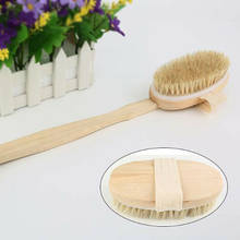 1pc Detachable Bath Brush Wooden Natural Long Handle Shower Bath Body Wood Brush Home  Accessories 2024 - buy cheap