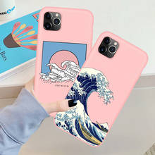 Чехол-накладка Great Wave off Kanagawa из мягкого матового силикона для iPhone 11 Pro 7Plus 7 6Plus 6 6S 8 8Plus X XS M 2024 - купить недорого