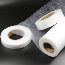 Белый 6 см двусторонняя швейные принадлежности клейкая лента одежда из ткани прокладочный материал с термоклеевым покрытием тканевая лента 70 ярдов/рулон 2024 - купить недорого