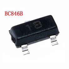 Novo transistor bc846b sob 23 1b bc846 sot smd sot-23 com 100 peças 2024 - compre barato