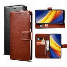 For Xiaomi Poco X3 Pro Poko X3 Case Protector Stand PU Leather Flip Back Shell Cover Little X3 NFC чехол Phone Wallet Magnet Bag 2024 - buy cheap