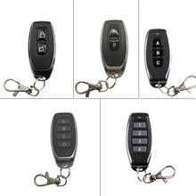 Controle remoto sem fio para portão de garagem/venezianas, transmissor rf de 2, 3, 4 canais, 2ch, 3ch, 4ch, 315/433.92 mhz