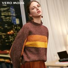 Vero Moda свитер женский женский свободный свитер в полоску с открытыми плечами | 318413531 2024 - купить недорого