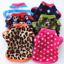 Warm Fleece Pet Dog Clothes Cute Printed Pet Coat Puppy Dogs Shirt Jacket French Bulldog Pullover Camouflage Dog Clothing 2024 - buy cheap
