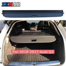 Cubierta de carga para maletero trasero de coche, pantalla de protección de seguridad, accesorios de estilo para Audi Q3, 2010, 2011, 2012, 2013, 2014, 2015, 2016, 2017 2024 - compra barato