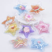 Randomly 10Pcs 50mm Transparent PVC Star Filling Crystal Diamond Applique for DIY Headwear Hair Clips Bow Decor Accessories C28 2024 - buy cheap