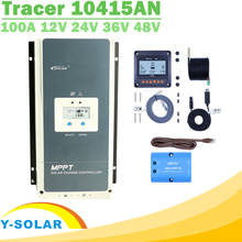 EPever MPPT 100A 12V 24V 36V 48V Solar Charge Controller Backlight LCD Max 150V PV Input Common Negative Grounding Tracer10415AN 2024 - buy cheap