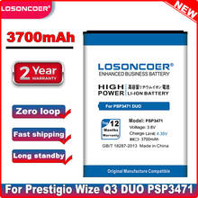 LOSONCOER 3700mAh PSP3471 DUO Battery For Prestigio Wize Q3 DUO PSP3471 PSP3471DUO Battery+Tracking Number 2024 - buy cheap
