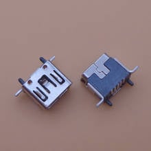 5PCS Mini USB Type B Female 5 Pin DIP Vertical Leg PCB 180 degree Socket Connector V3 Micro USB Short paragraph 2024 - buy cheap