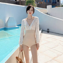 2021 novo estilo coreano de uma peça roupa banho feminina push up maiô alta qualidade sexy monokini beachwear 2024 - compre barato