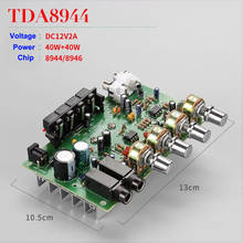 40W+40W TDA8944 Stereo Audio Amplifier Board Digital Microphone Car Amp Tone Control Speaker Karaoke Amplificador 2024 - buy cheap