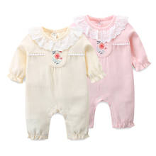 Bebê primavera outono roupas recém-nascidos meninos macacão de algodão macacão meninas roupas quentes roupa 0-2y 2024 - compre barato