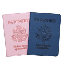 Zoukane-funda de pasaporte de Estados Unidos con protección magnética, tarjetero, accesorios de viaje, cartera colorida para pasaporte, ZSPC19 2024 - compra barato