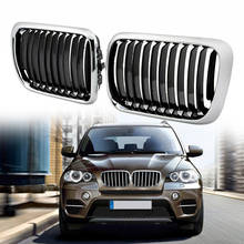 Пара Хромированная передняя почечная решетка для BMW E36 3 серии 318i 323i 328i M3 1997-1999